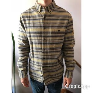 Crooks and Castles Striped Button-Up